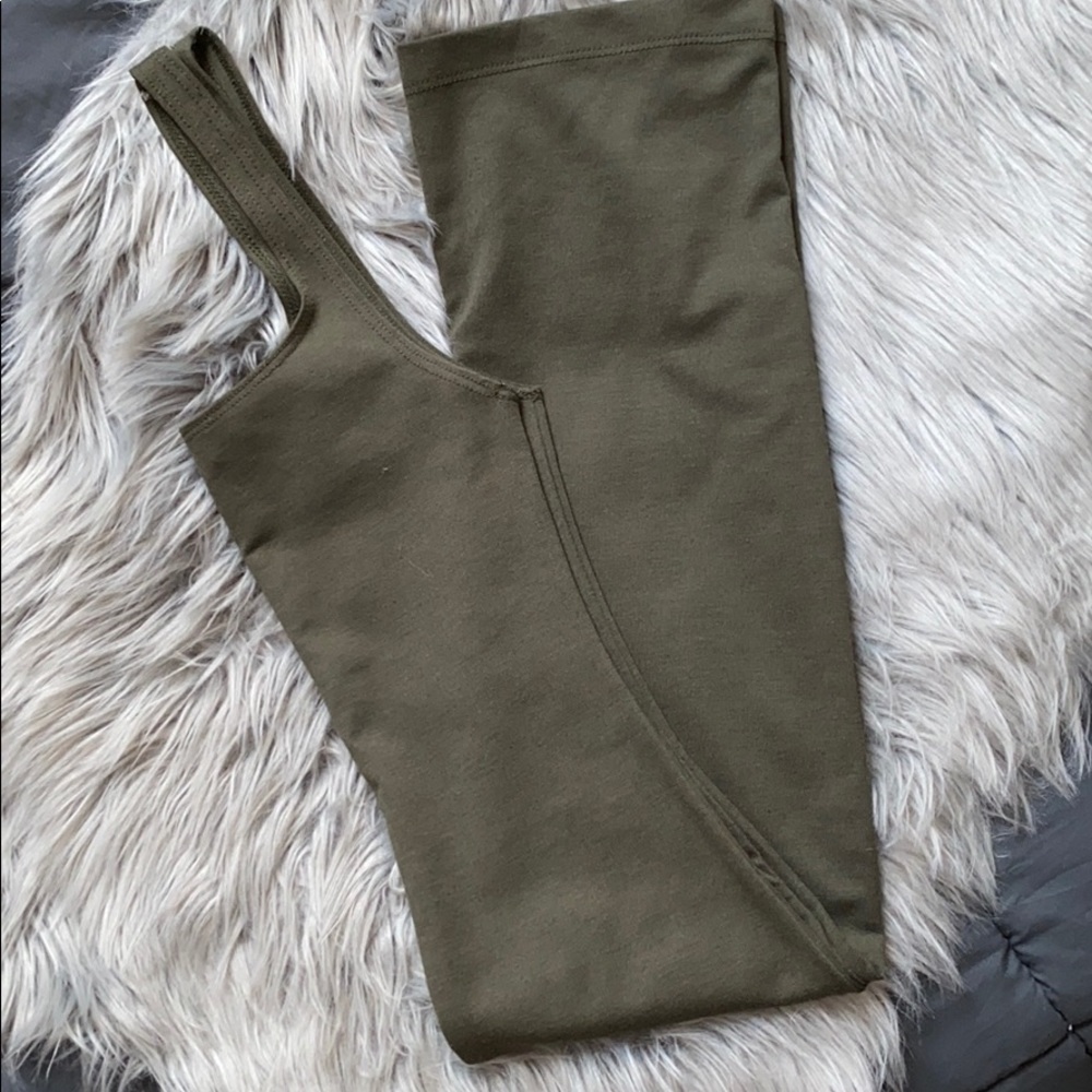 Zara Olive Fitted Dress